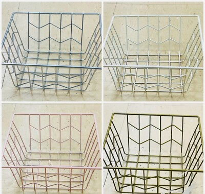 Moderner Metall Drahtkorb Mehrzweck Aufbewahrung Organizer 20x20x10cm 