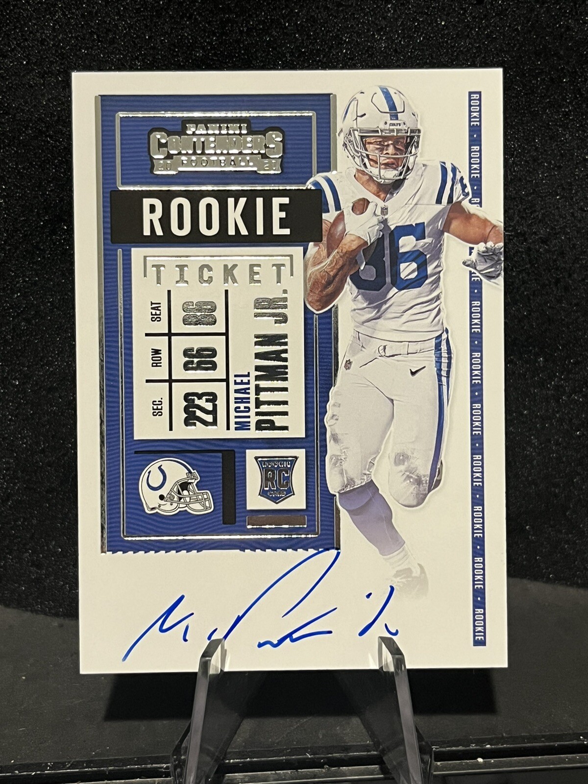 2020 Panini Contenders Michael Pittman Jr. Auto Variation Autograph Rookie RC