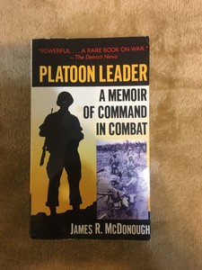 Details About Platoon Leader A Memoir Of Command In Combat By James R Mcdonough 2003 - 