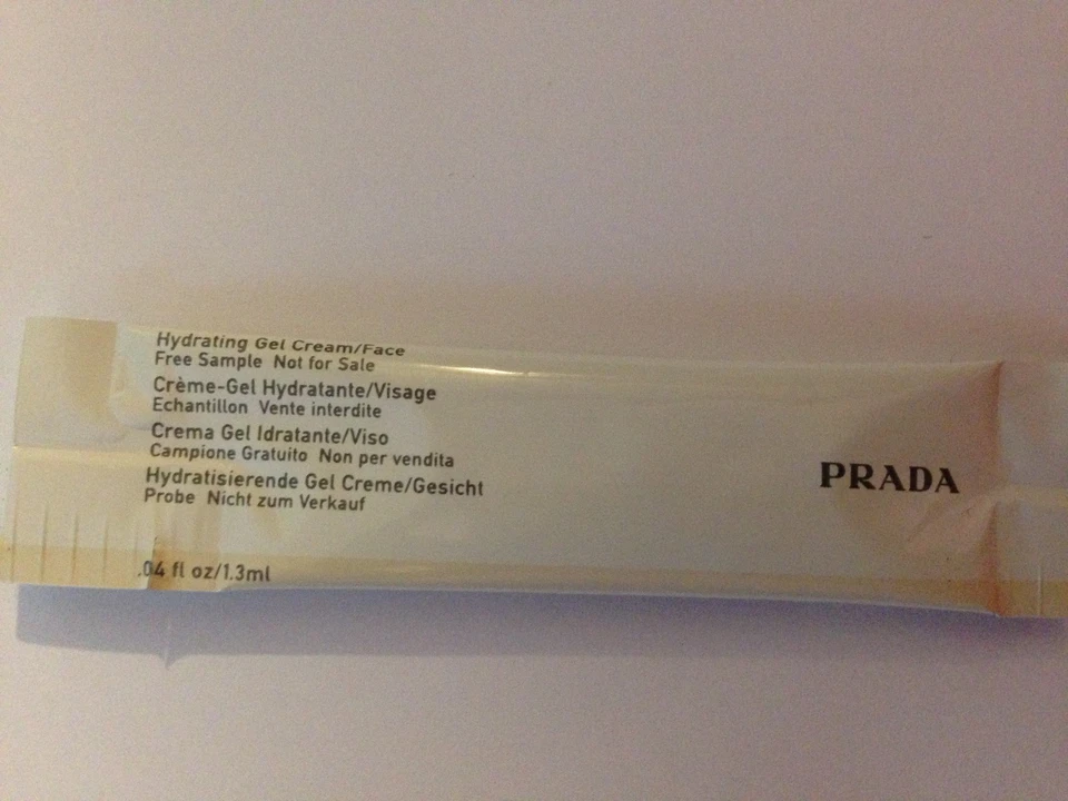 *10 PIEZAS* PRADA GEL HIDRATANTE CREMA PARA HIDRATANTE FACIAL~MONODOSIS DE UN SOLO USO~WOW Foto 2 de 2