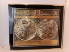 Blaeu Wall Map Gold Foil 'Nova Totivs Terrarom Sive Novi Orbis Tabvla 