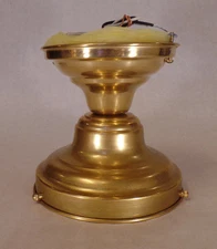 6" Shade Holder Unfinished Solid Brass School House Ceiling Light Fixture #SF431