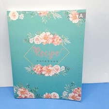 Floral Recipe Notebook Journal Rating System ...
