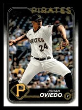 2024 Topps Johan Oviedo #65 Pittsburgh Pirates Mint