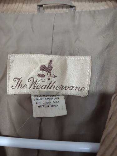 VTG Weathervane Women's Light Brown Corduroy Blazer Sz 5 (vtg) -6 - Picture 5 of 6