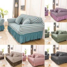 1/2/3/4 Seater Sofa Cover Stretch Settee Couch Slipcover Protector All-Inclusive