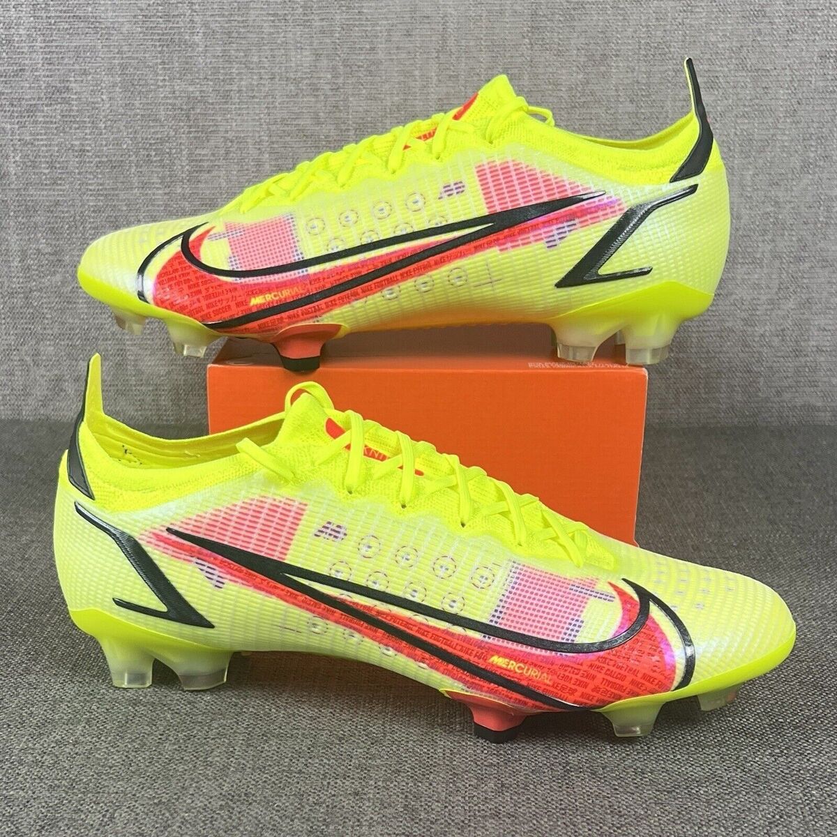 Nike Mercurial Vapor 14 Elite FG Volt Bright Crimson CQ7635 Nike Mercurial Vapor 14 Elite FG Volt Bright Crimson CQ7635