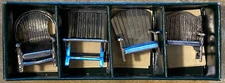 NIB 1996 Universal Pewter 4 Chairs Miniature Doll House Set