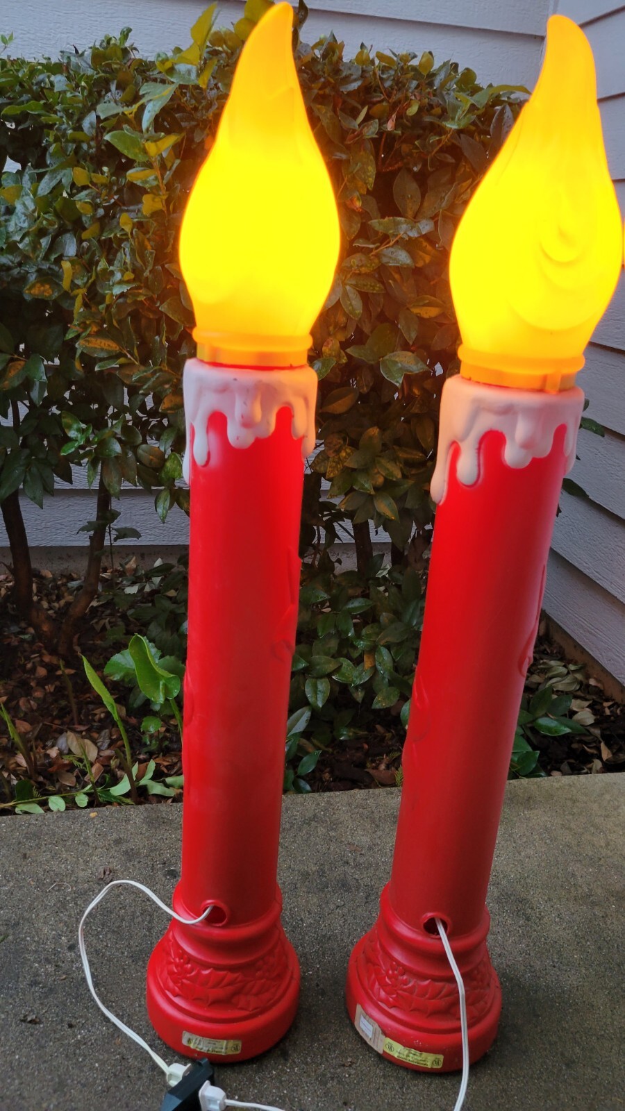 Vintage Christmas Candles Outdoor/Indoor by Empire. About 38" tall eBay