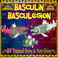 Pokemon Scarlet & Violet Basculin Basculegion 6IV 🌟Shiny🌟 & Non Shiny Home