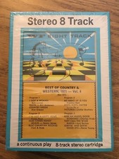 Various Artists: "Best Of Country  Western 1971" 8-Track Tape Cartridge 