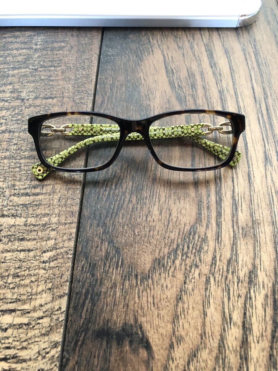 COACH EYEGLASSES FRAMES HC 6052 5232 DARK TORTOISE GREEN 52 COACH EYEGLASSES FRAMES HC 6052 5232 DARK TORTOISE GREEN 52