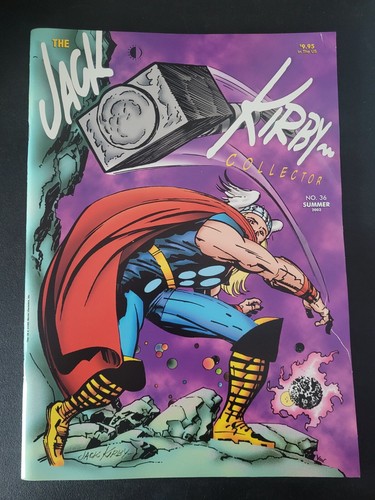JACK KIRBY COLLECTOR #36 OVER-SIZED MAGAZINE SUMMER 2002 THOR COVER! 80 PAGES!