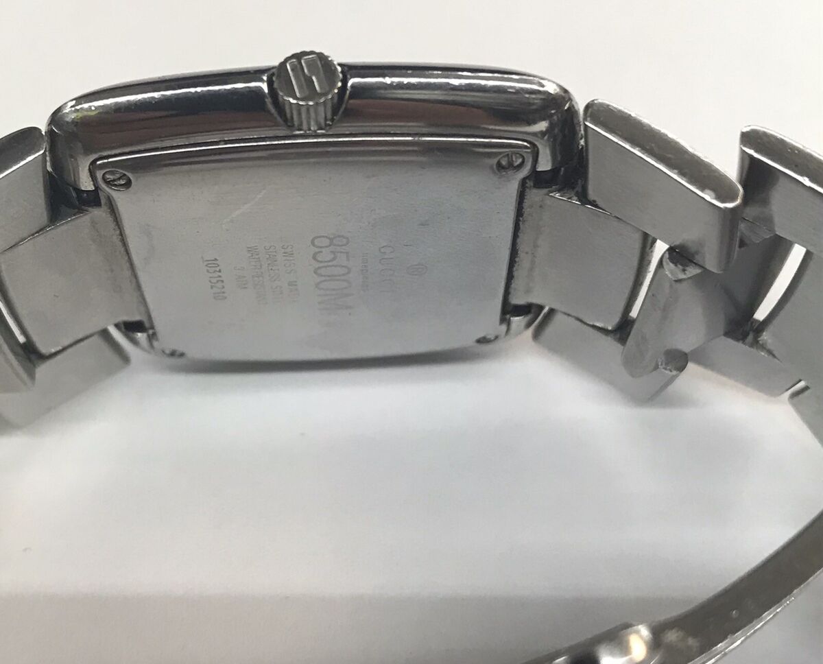 Designer Gucci 8500m Stainless Steel Unisex Quartz Watch Designer Gucci 8500m Stainless Steel Unisex Quartz Watch