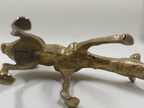 Brass Deer Candle Holders Set Of 2 For Taper Candles Vintage - Picture 15 of 15