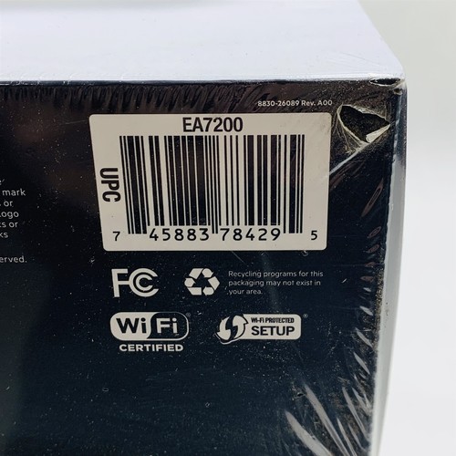 Linksys EA7200 R72 Max-Stream AC1750 Dual-Band WiFi 5 Gigabit Router Lot 4 New - Afbeelding 5 van 5