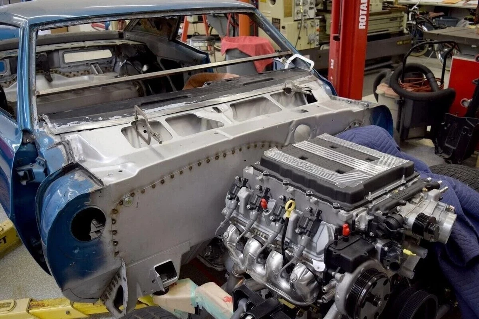 Smooth Firewall Panel Fits 1967-1969 Camaro Pontiac Firebird & 68-74 Nova New - Image 3 of 4