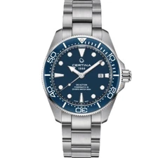 Certina DS Action Diver Powermatic 80 Blue Dial 43mm  Men's Watch C0326071104100