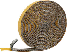 Guarnizione Termica Stufa a Legna, Pellet, Camino, Nastro Fibra Vetro 3mm x 10mm