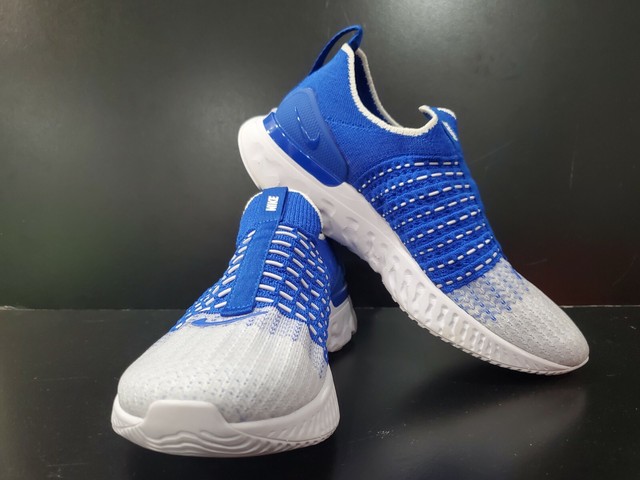 Size 6 - Nike React Phantom Run Flyknit 2 Photo Blue White for sale online | eBay