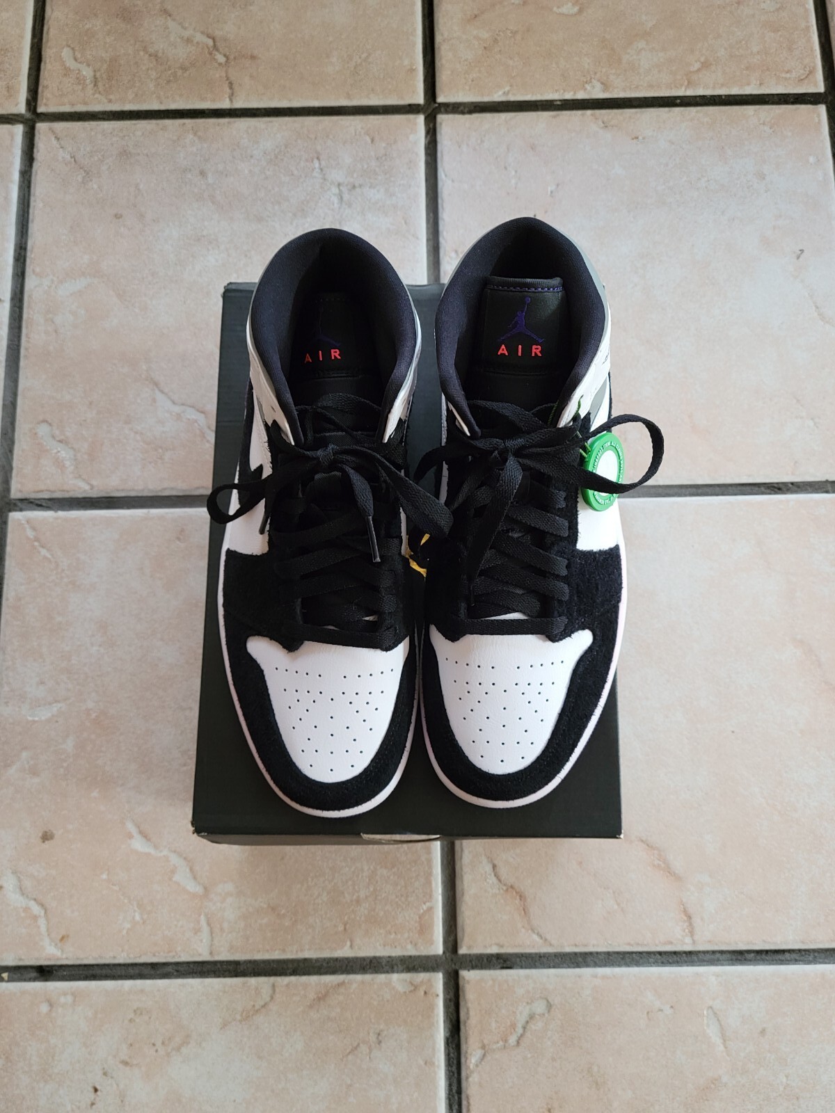 jordan 1 black and violet
