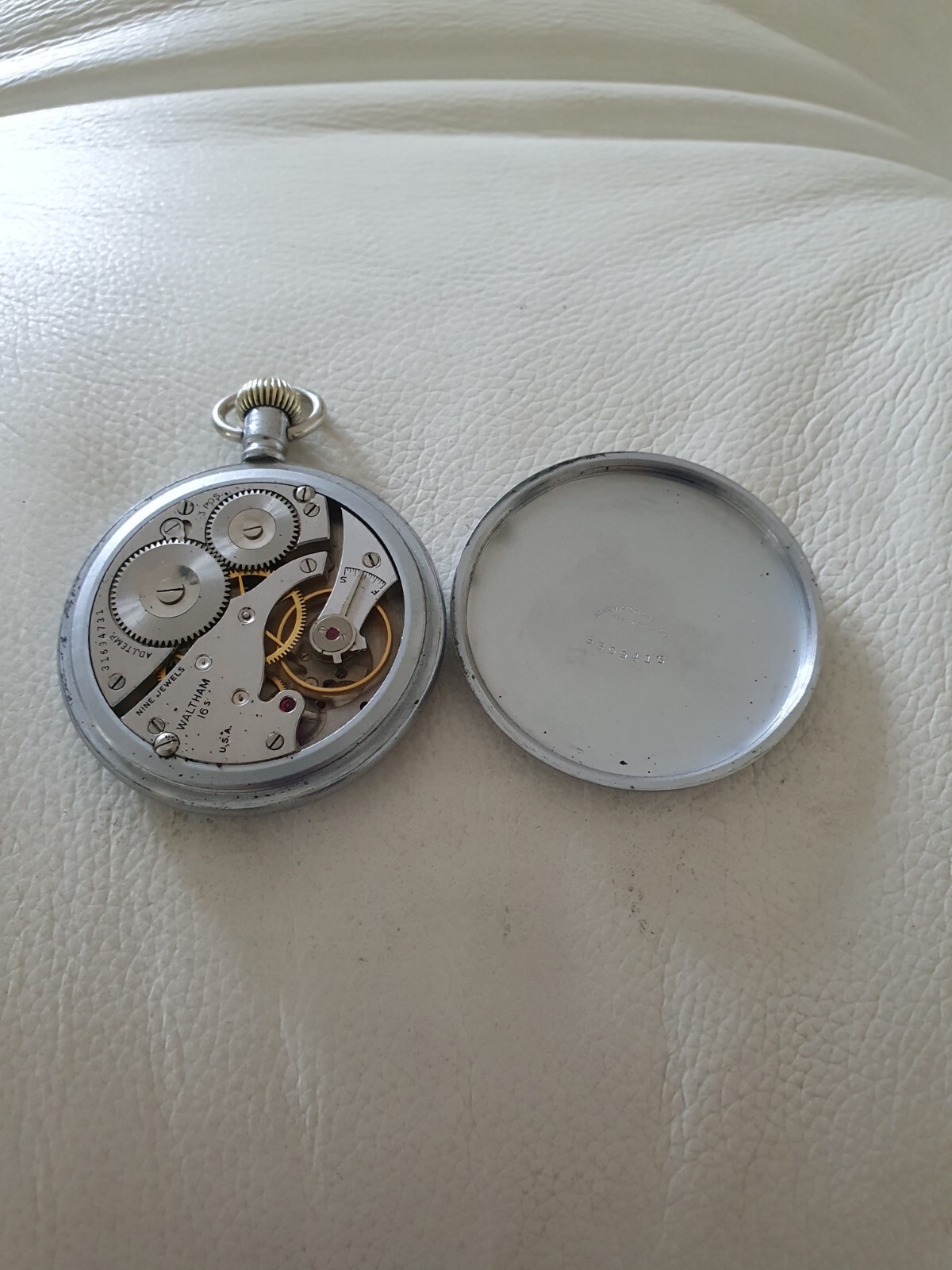 WW2 Waltham Military Pocket Watch. eBay
