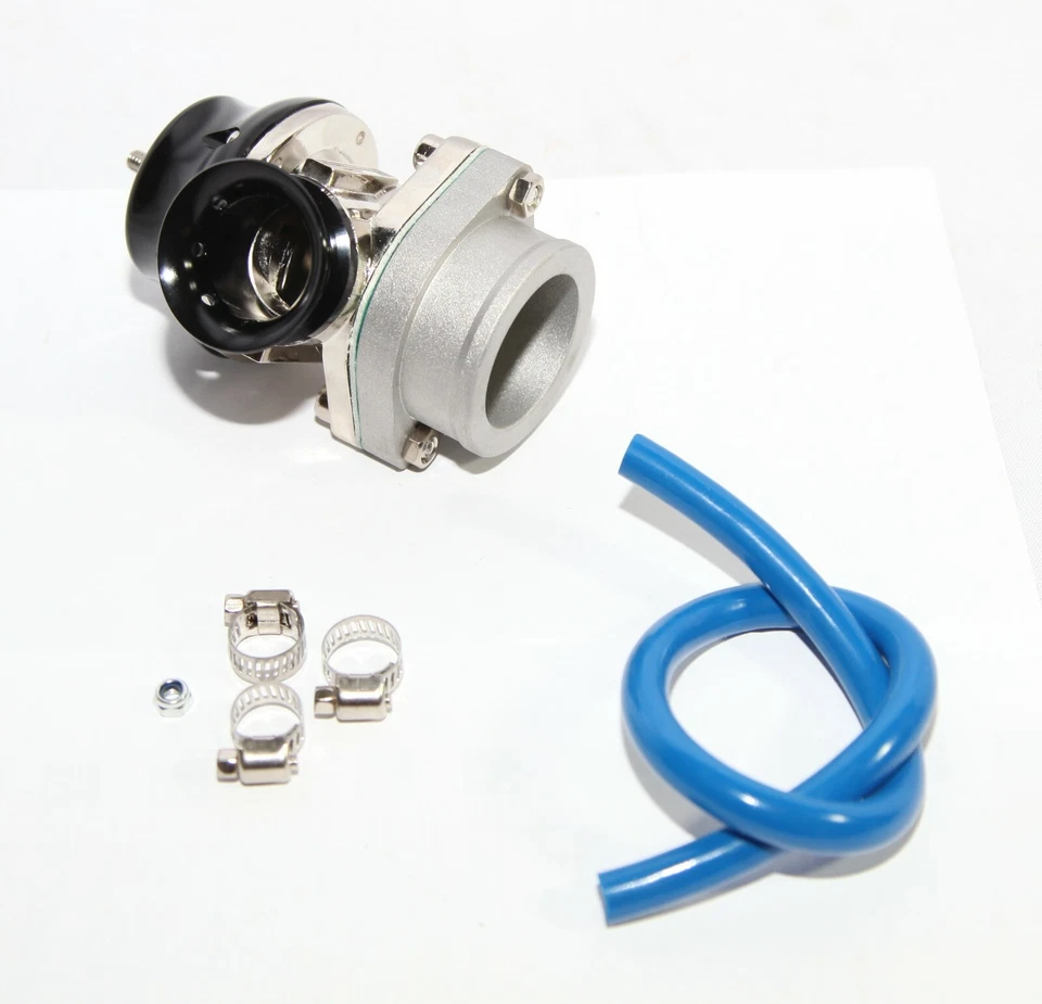 BLACK EMUSA Adj. 38mm External Wastegate+Boost Controller+Type RS BOV COMBO KIT - Image 2 of 4