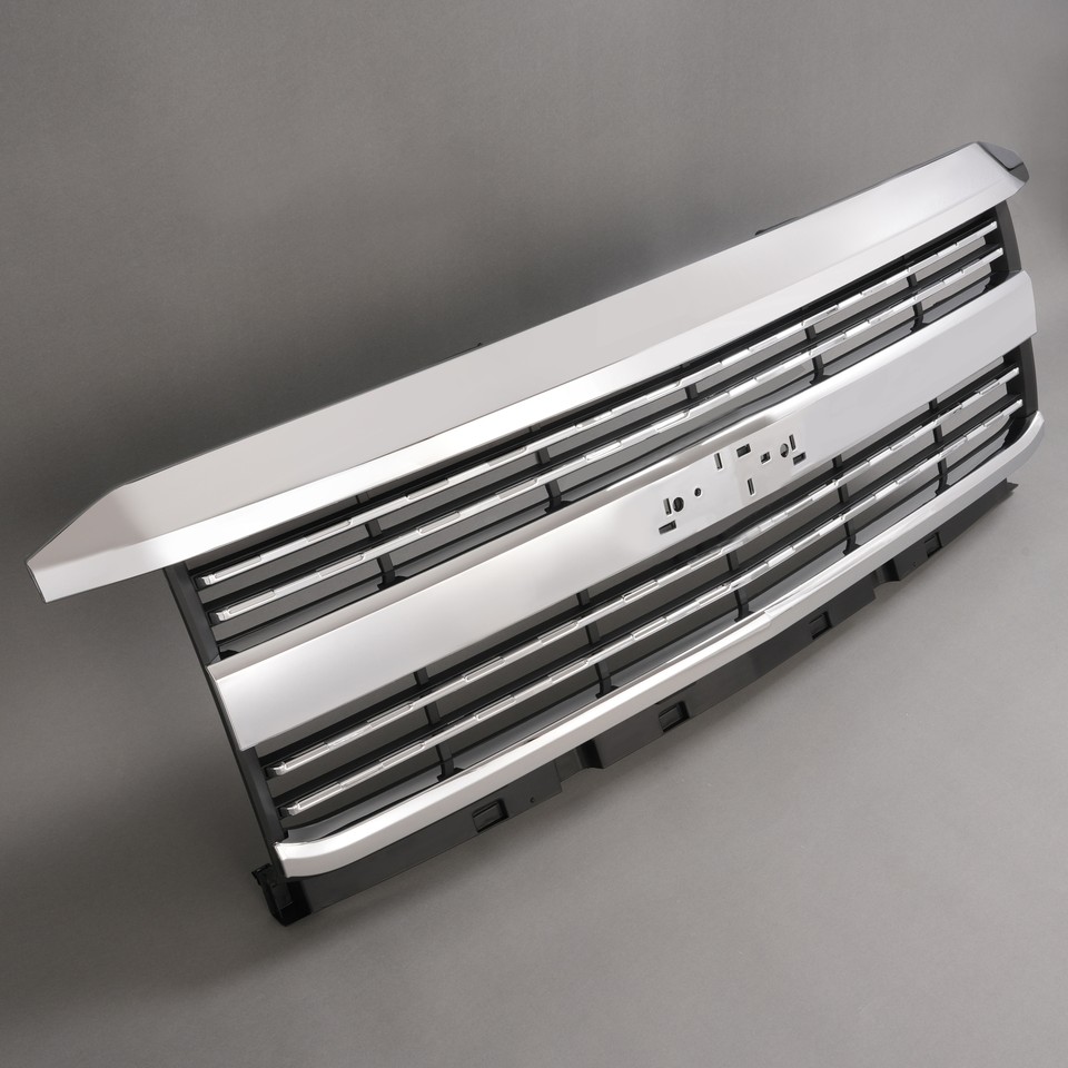 Front Upper Grille Grill For 2015-2019 Chevy Silverado 2500HD 3500HD ...