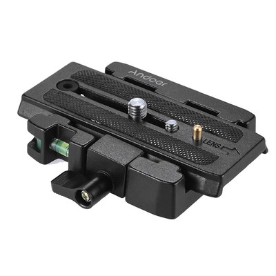 Andoer Quick Release Plate Clamp QR Adapter for Manfrotto 501 500AH 701HDV J0S0