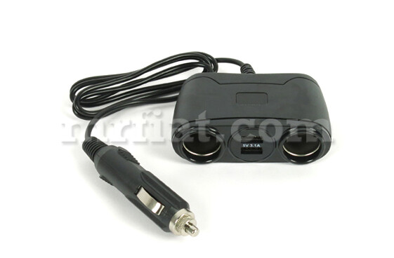 Ferrari 208 308 GT/4 GTB GTS Double Socket Adapter W/ USB Ports New