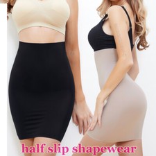 Tummy Control Shapewear Half Slips for Women Under Dresses High Waist Underwear