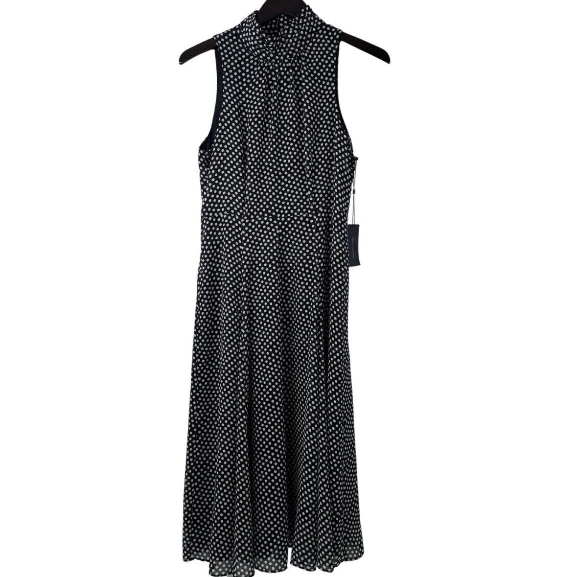 tommy hilfiger printed belted halter midi dress Tommy Hilfiger Printed Belted Halter Midi Dress