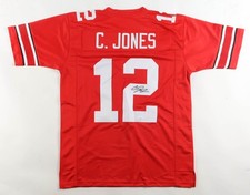 Cardale Jones Signed Ohio State Buckeyes OSU Red Jersey (JSA) Q.B. 2012-2015