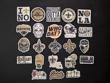 Football Viny Decal Stickers Easy Fleur De Lis Who Dat Nola New Orleans Saints