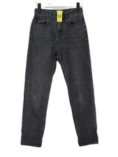 Jack Wills Women's Jeans W 26 in Black 100% Cotton Mom