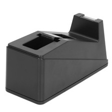 _Tape Dispenser Large Black Desktop Anti Slip Rust Resistant Stainless Steel