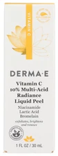 Derma-e Vitamin C 10% Multi-Acid Radiance Liquid Peel-1 oz
