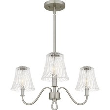 Brushed Nickel  Chandelier from the McKinney Collection