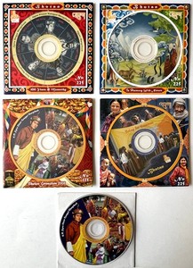 5 Bhutan Stamps with mini CD