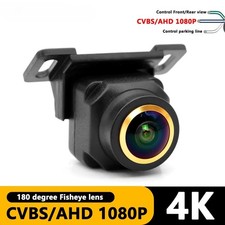 HD Vehicle Rear Front Side View Camera CCD FishEye Lens Night Vision Waterproof