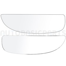 For 2000-2005 Ford Excursion Lower Towing Mirror Glass Left Right Side 2 Pcs For 2000-2005 Ford Excursion Lower Towing Mirror Glass Left Right Side 2 Pcs