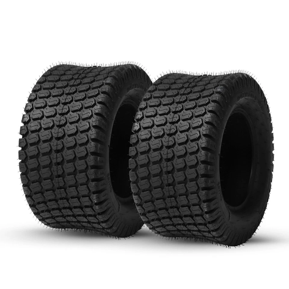 Set of 2 18x8.50-10 Lawn Mower Tractor Turf Tires 4PR 18x8.5-10 Tubeless 580Lbs