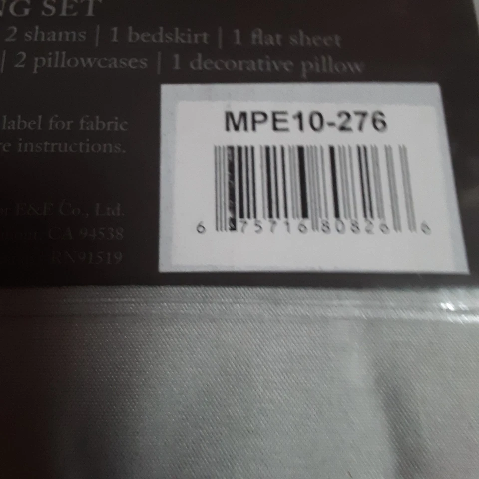 Madison Park Essential 9Pc Queen Merritt Reversible Yellow Grey Comfort Set - Image 4 of 4