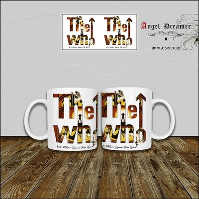 TASSE TASSE The Who Logo Roger Daltrey Musikgruppe Hard Rock Pop Film Tommy
