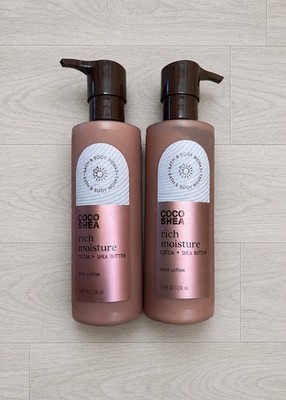 2 BATH & BODY WORKS COCO SHEA RICH MOISTURE COCOA + SHEA BUTTER BODY LOTION NEW