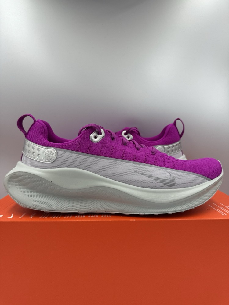 Nike ReactX Infinity Run 4 PRM Vivid Grape Silver Custom Size 11 Womens Running Shoes New