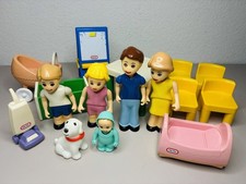 Vintage Little Tikes Accessories Furniture Figures Lot