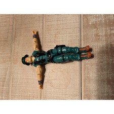 Vintage GI Joe Action Figure Green Military Uniform Hat Hasbro Loose Toy