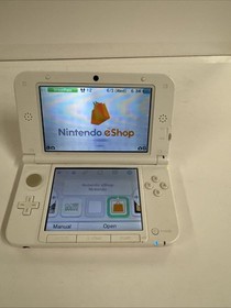 Nintendo 3DS XL 3D Handheld System Pink/White with 4GB SD Card Works SPR-001 USA