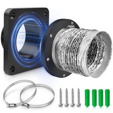 Magnetic Dryer Vent Coupler Strong Magnetic Self-connection  Magnetic Dryer Ve...